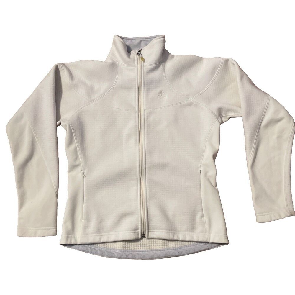 Nike ACG Jacket Womens Small White Full Zip All Conditions Gear Outdoors‎